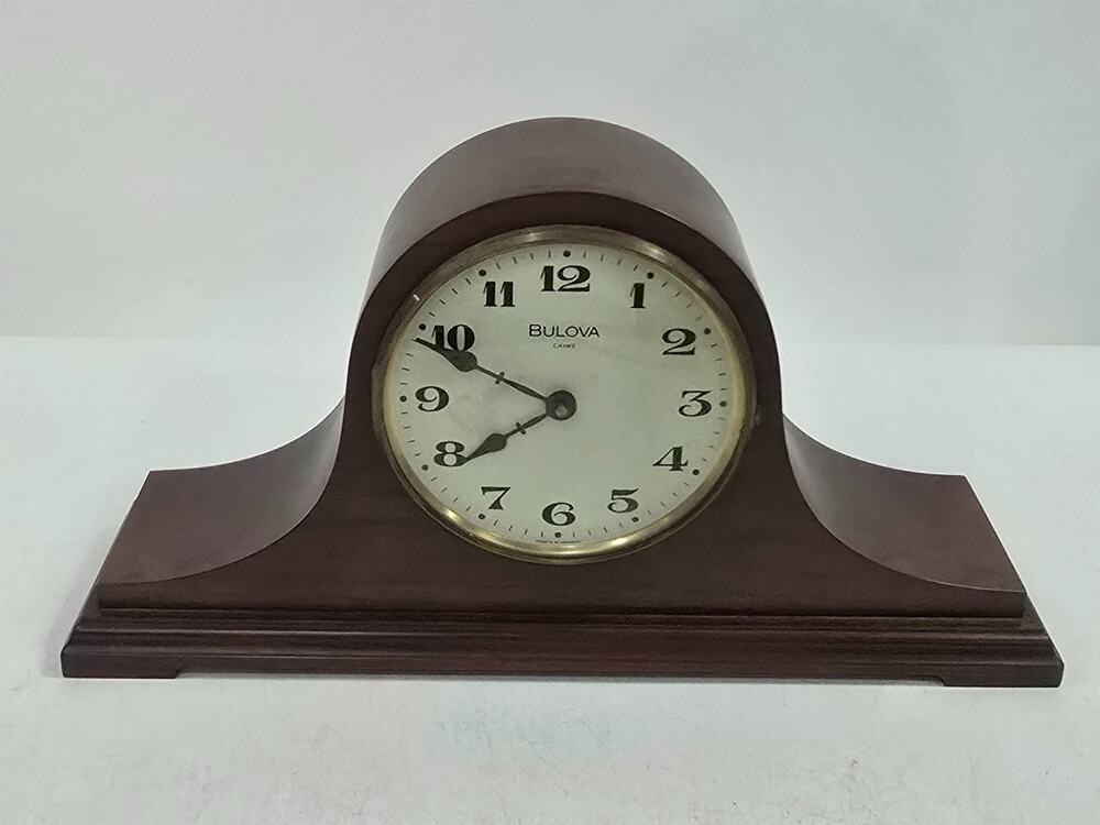 Bulova ATO-MAT Electromechanical Chiming Mantel Clock Japan